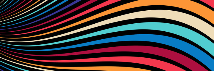 Abstract dark vintage ray retro art paper op art stripe line design background