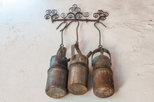 Old Rusty Carbide Lamps