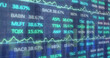 © vectorfusionart - Image of financial data processing over business people