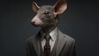 © Alen - Businessman Human In Suit With Rat Head