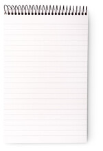Notepad With Shadow Isolated On Transparent Background