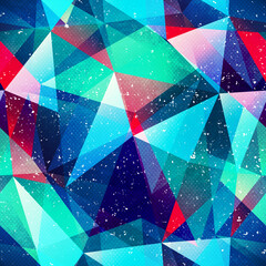 Wall Mural - Hipster triangle seamless pattern.