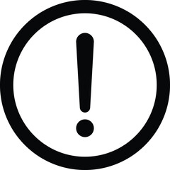 Poster - exclamation danger sign . exclamation mark. alert icon . hazard warning symbol
