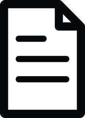Poster - file text icon . document icon vector. file icon illustration