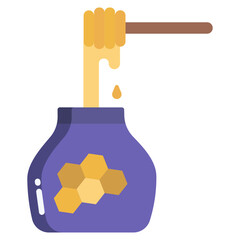 Wall Mural - Honey jar icon