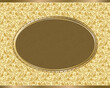 © zuzendesign - vintage old gold western traditional photo frame mirror landscape family portrait vector