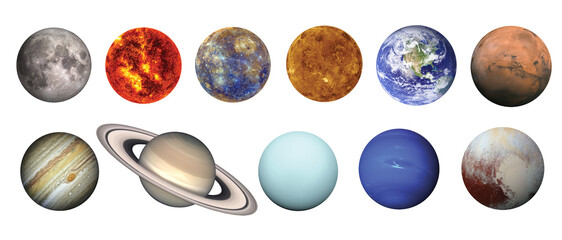 Solar system. Elements of this image furnished by NASA