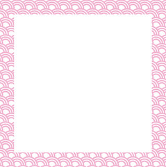 Wall Mural - Japanese seamless wave pattern