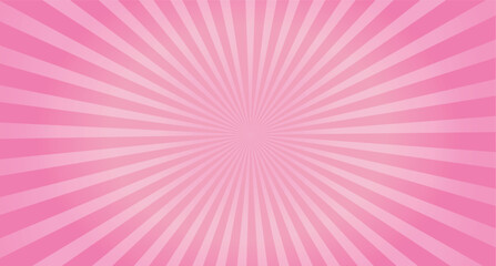 Pink sunburst retro background vector design. Sunburst radial illustration.