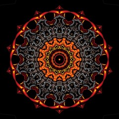 Mandala abstract ornate ornamental concept for element design