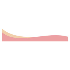 Wall Mural - Abstract Wavy Shape