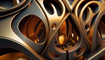Wall Mural - 3D Abstract Realistic Background