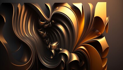 Wall Mural - 3D Abstract Realistic Background