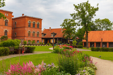 Wall Mural - Old town view. Kuldiga, Latvia.