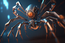 Robot Animal Kingdom. Evil Robot Spider

