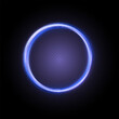 © MAKSYM - Vector circular light beam isolated on transparent background. Glowing neon light effect. Vector illustration. Glowing ellipse line. lighting png