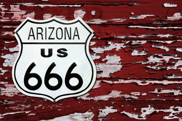 Arizona US 666 route sign