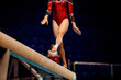 women balance beam artistic gymnastics in summer games