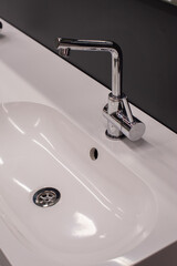 Wall Mural - beautiful chrome faucet nice for bathroom or kitchen