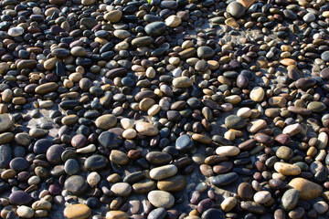 stones on the seashore