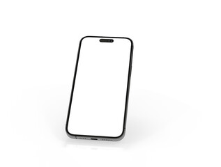 Poster - mobile smartphone device digital isolated 3d