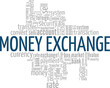 © Colored Lights - Money Exchange word cloud conceptual design isolated on white background.