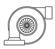 Centrifugal compressor contour illustration