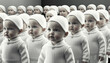 Child clones or androids. Generative AI