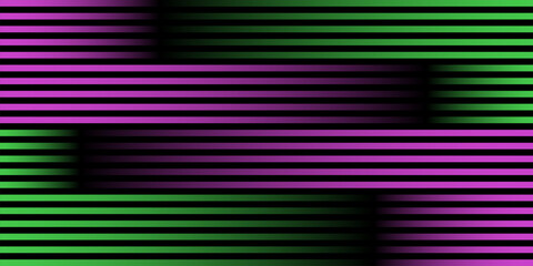 Leinwandbilder - Neon Colored Banner with Stripes. Chat Technology Background. Abstract Modern Digital Bg. Vector Illustration