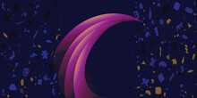 Abstract Background With Circles Purple Abstract Background With Glowing Lines, Light, Motion, Design, Backdrop, Blue, Illustration, Animation, Lights, Night, Wallpaper