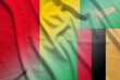 © dmitriy - Guinea and Zambia national flag transborder contract ZMB GIN