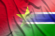 Vietnam and Gambia national flag transborder contract GMB VNM