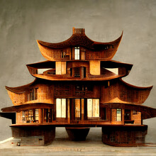 Architectural Intricate House By Ieoh Ming 