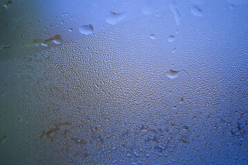 Wall Mural - Water droplets or condensation on windows