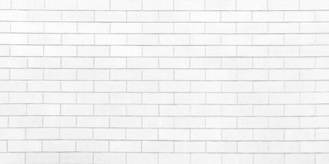 Aufkleber - White Decorative brick wall texture