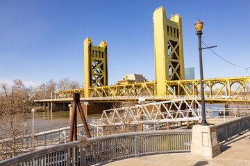 Sticker - tower bridge Sacramento 