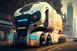 Zukunft des autonomen Frachttransports, AV - Lastwagen, AV, generative KI, LKW, Lastkraftwagen
