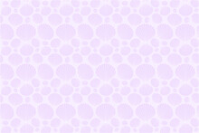 Shell Clamp Purple Seamless Pattern Abstract Background Decoration Wallpaper Design