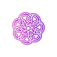 Poster - Abstract Colorful Geometric Circular Symbol Design with Modern Shape Concept.
