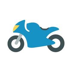 Poster - Sport bike vector icon symbol design