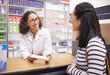 © Nina Lawrenson/peopleimages.com - Senior woman, drugs consulting and customer with pharmacist talking about pills side effects. Reading, prescription info and healthcare worker with health, support and wellness check information
