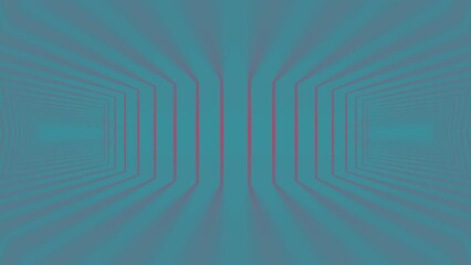 Aufkleber - Endless loop animation of bright background. Optical illusion. 3d rendering 4K