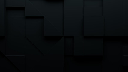 Black 3D Background Texture .