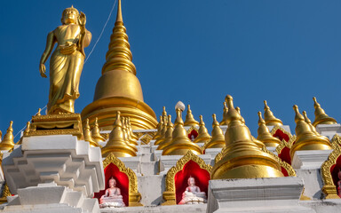 Wat Manee Praison Buddhist Temple in Mae Sot Thailand