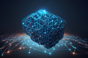 Poster - Neural Network. Generative Ai
