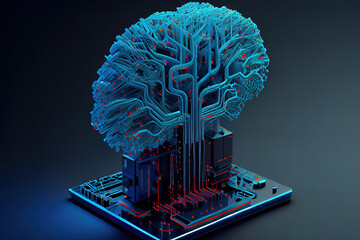 Poster - Neural Network. Generative Ai