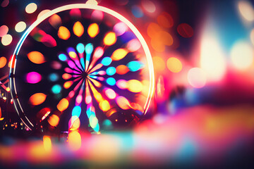 Aufkleber - Beautiful abstract casino on a bright bokeh background