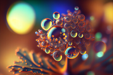 Aufkleber - Beautiful abstract bright bokeh background