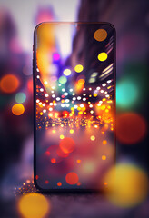 Aufkleber - Beautiful abstract bright bokeh background
