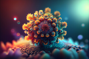 Aufkleber - Beautiful abstract bright bokeh background